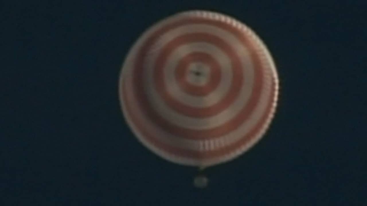 ISS-astronauten landen op aarde na 168 dagen in ruimte