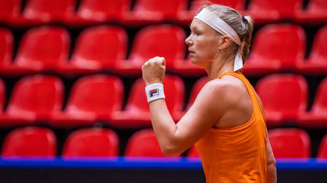 In april won Bertens haar eerste partij van 2021.