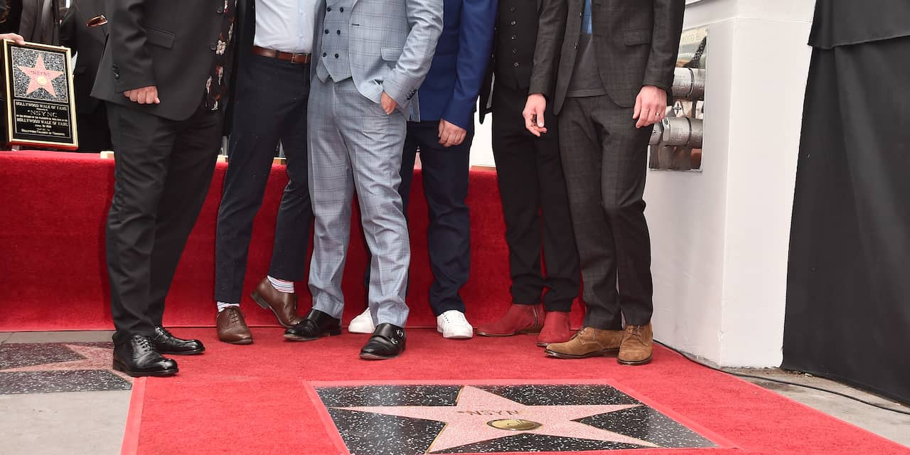 Boyband *NSYNC onthult ster op Hollywood Walk of Fame