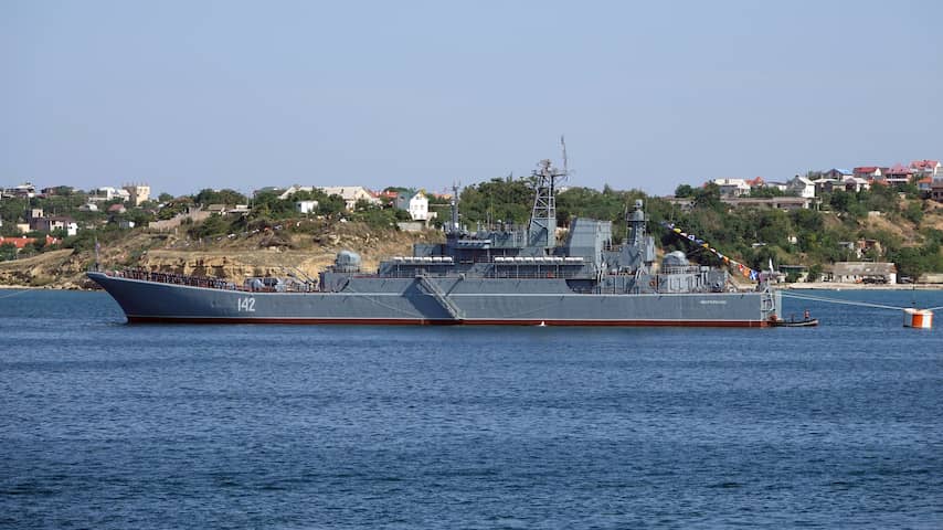 Russisch schip beschadigd bij grote Oekraïense aanval op havenstad op de Krim