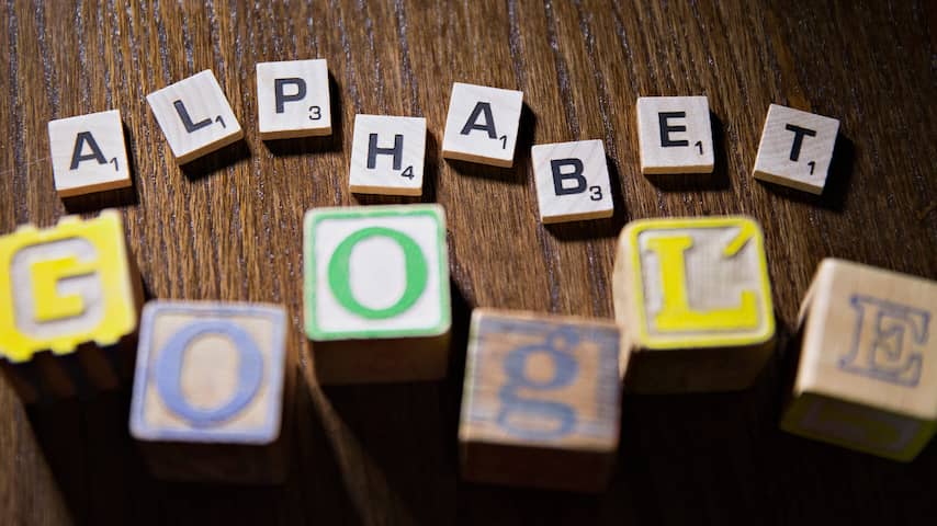 Alphabet logo Google logo