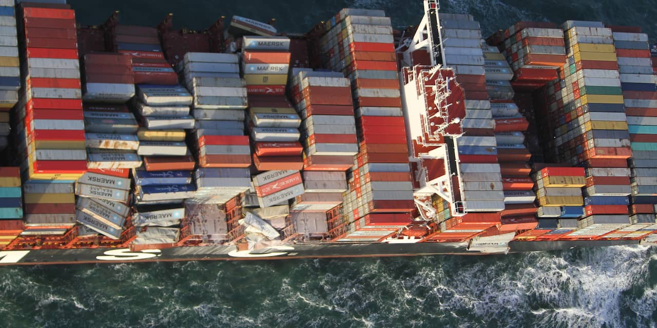 OVV waarschuwt grote schepen bij Waddeneilanden na ongeval MSC Zoe