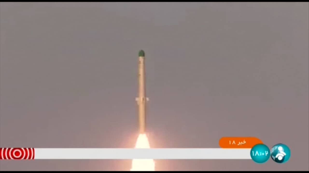 Beeld uit video: Iran lanceert raket vlak na afspraak over nieuw atoomoverleg