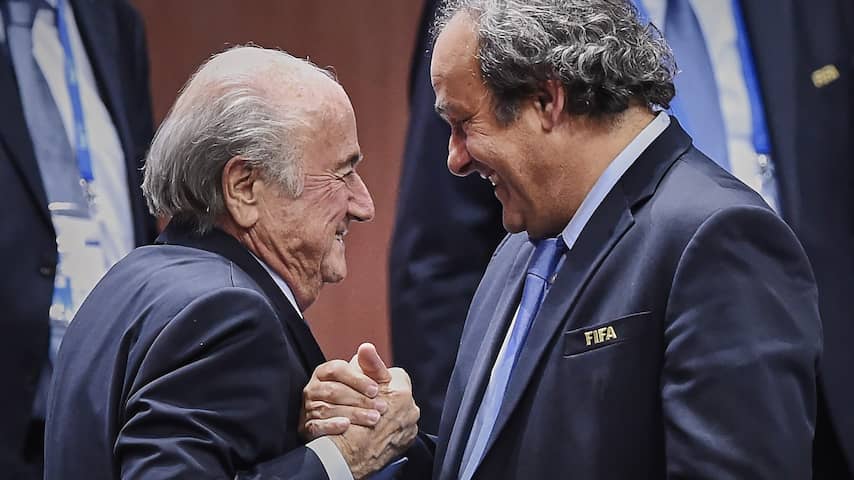 Sepp Blatter Michel Platini