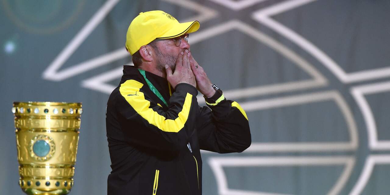 Klopp spreekt van 'pijnlijk afscheid' bij Borussia Dortmund