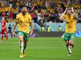 Australië stunt tegen Denen en is voor het eerst sinds 2006 achtstefinalist op WK
