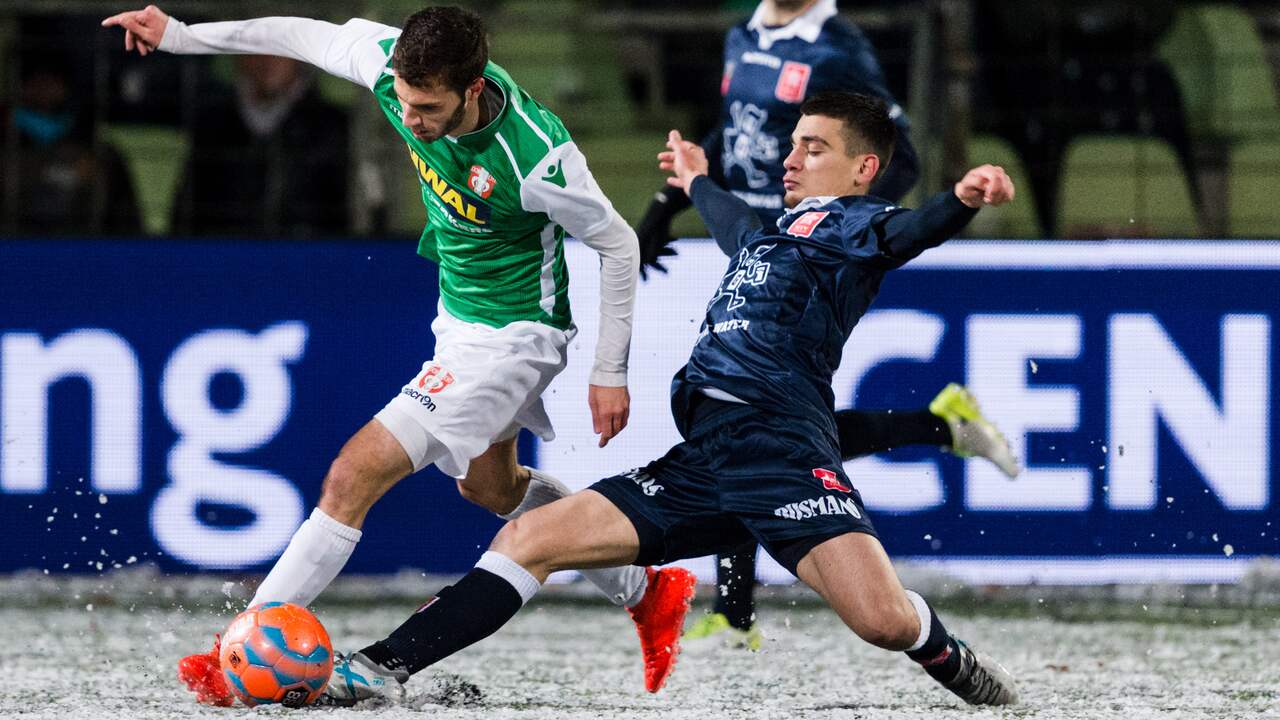 Beeld uit video: Samenvatting FC Dordrecht-MVV Maastricht (2-4)