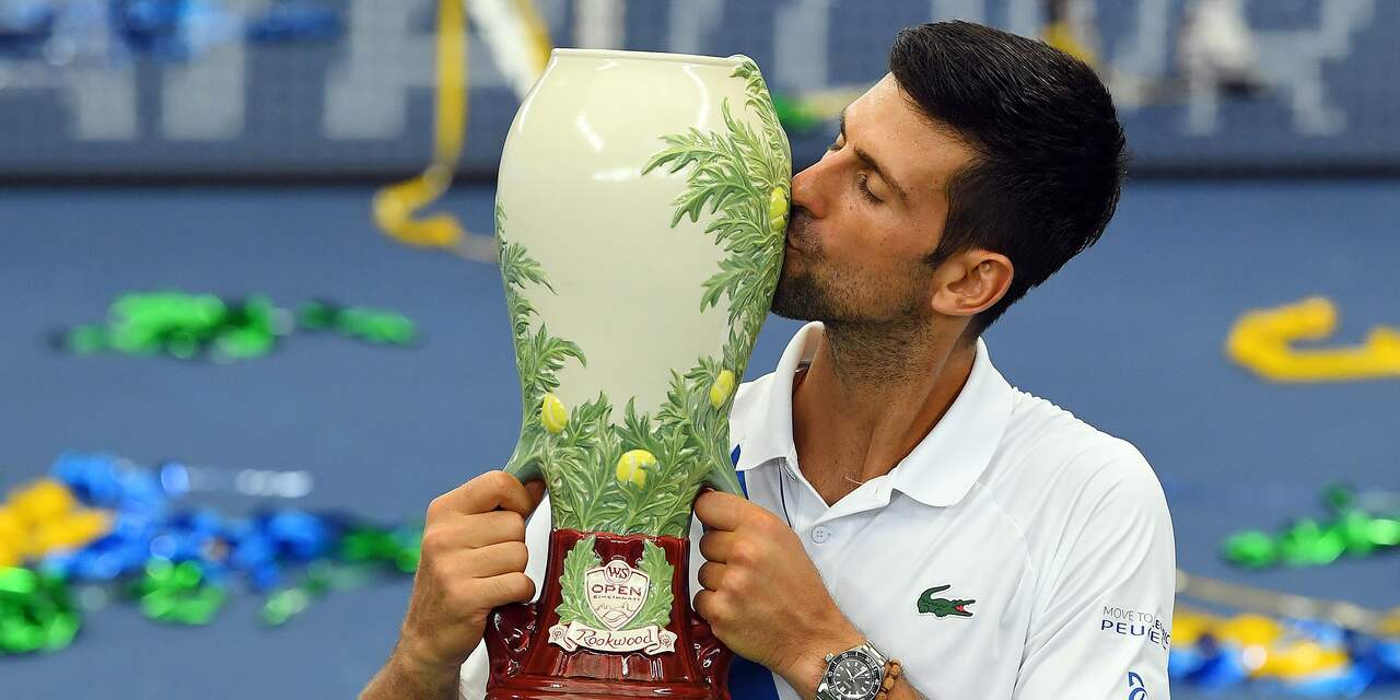 Djokovic blijft ongeslagen en verovert in New York derde titel van dit jaar