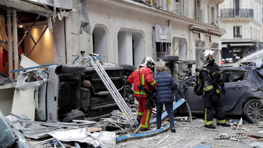 Dodental door gasexplosie in centrum Parijs bijgesteld van vier naar drie