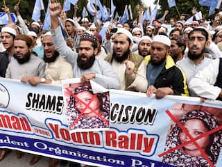 Man van blasfemie vrijgesproken Pakistaanse Asia Bibi vraagt VK om asiel