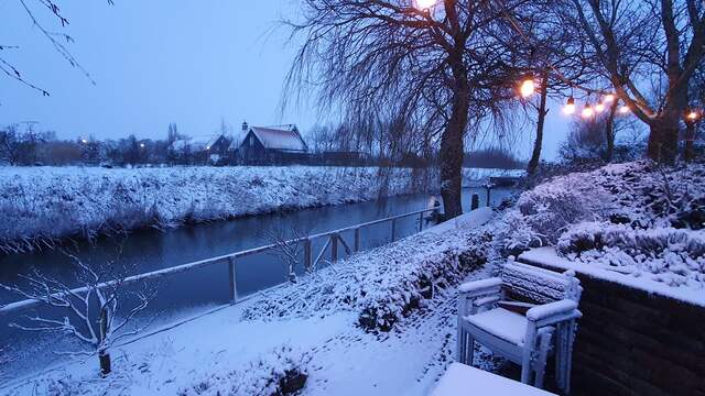 Sneeuwval in Vlissingen