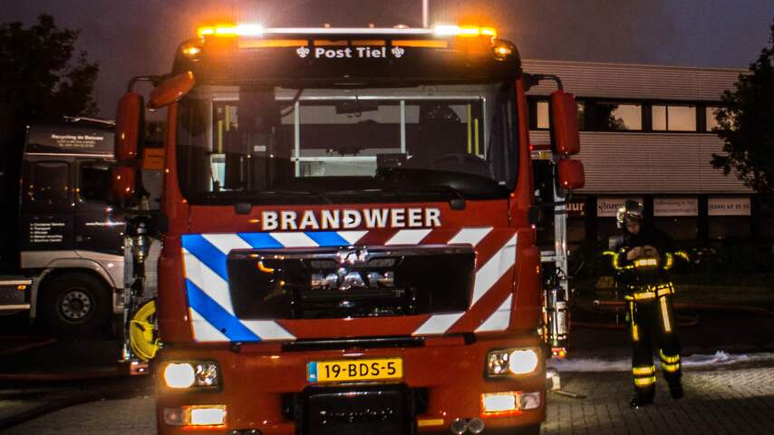 Grote brand in Tiel