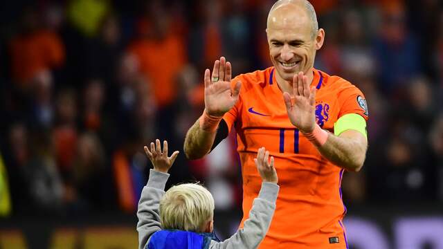 'Robben is een van de beste spelers die ons land ooit ...