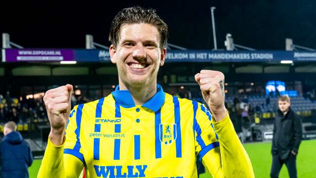 Michiel Kramer was de gevierde man bij RKC Waalwijk.