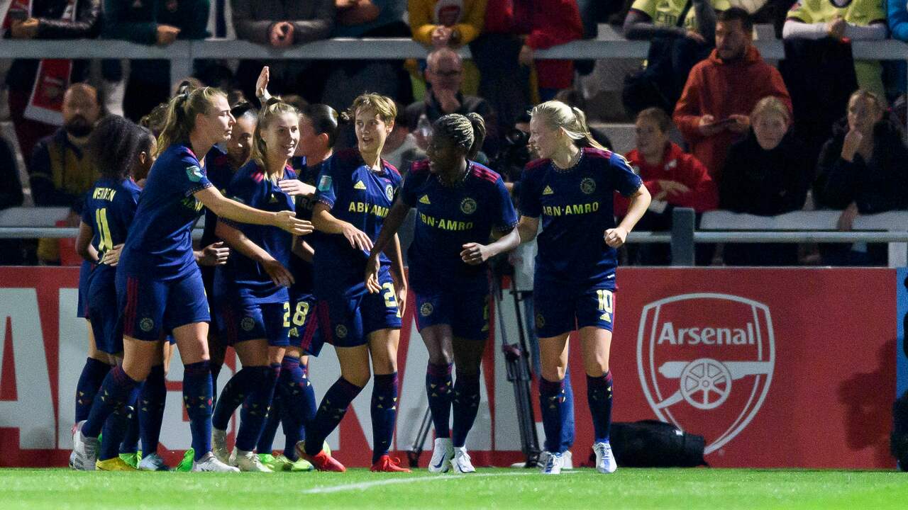 Ajax Women ha pareggiato con l’Arsenal nel turno preliminare CL grazie a un gol nel finale |  Attualmente