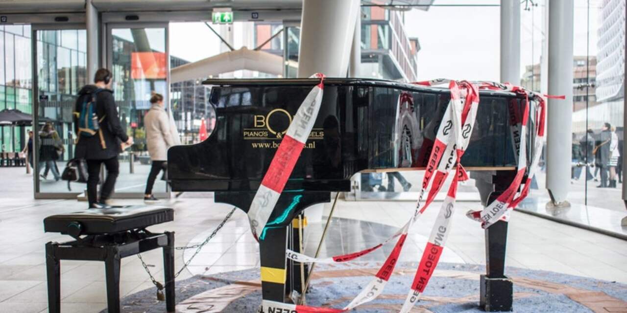 Populaire piano op treinstation Utrecht Centraal is opnieuw vernield