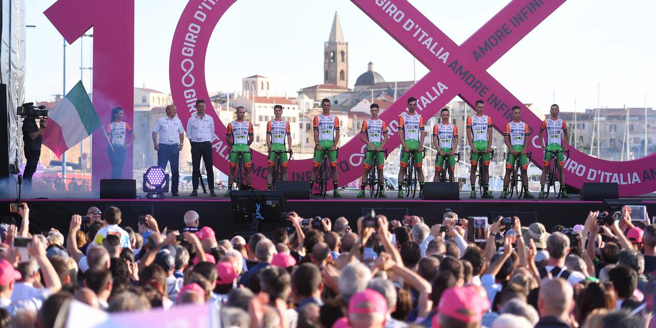 Kopmannen Bardiani daags voor Giro-start betrapt op doping