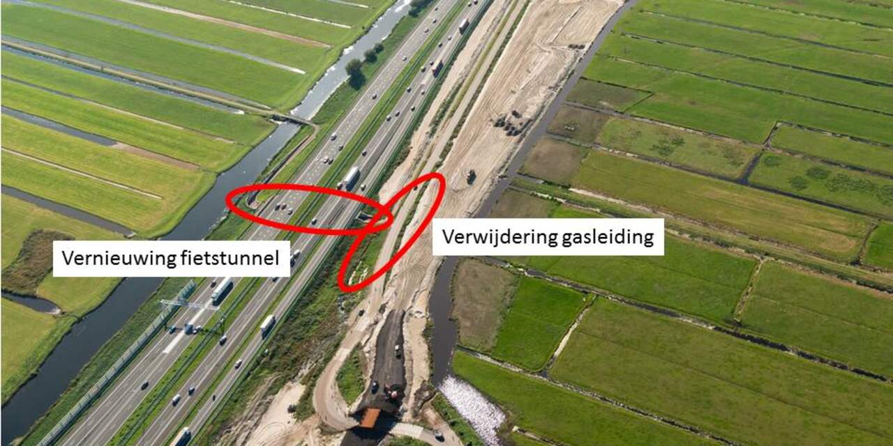 Fietstunnel aan de Hofweg tot najaar van 2019 afgesloten