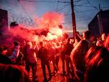 Zeker honderd aanhoudingen rond kampioenswedstrijd Feyenoord in Rotterdam