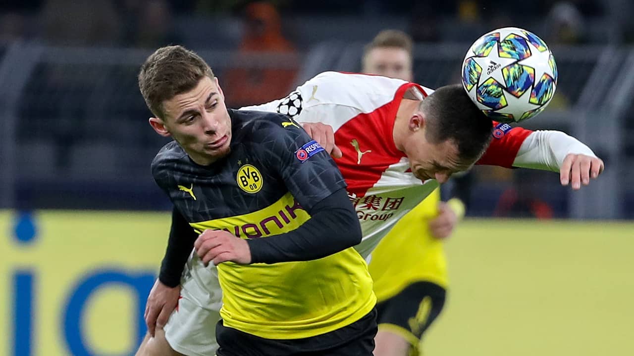 Samenvatting Borussia Dortmund-Slavia Praag (2-1)