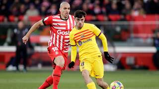 Jubilaris Pedri bezorgt FC Barcelona na keepersblunder zege op Girona