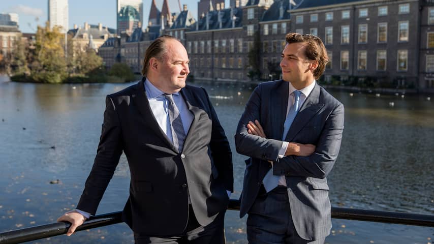  Henk Otten (lijsttrekker Eerste Kamer) en Thierry Baudet (fractievoorzitter Tweede Kamer)