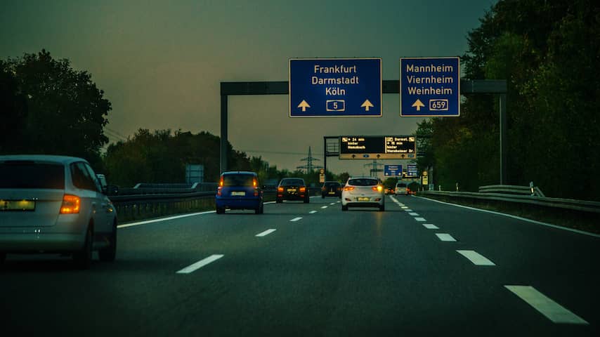 Autobahn, snelweg in Duitsland
