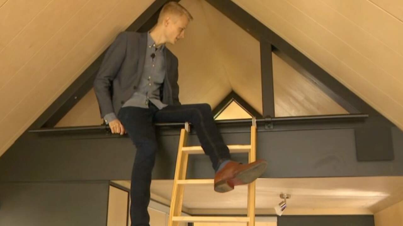 Beeld uit video: Eerste tinyhousestraatje van Nederland staat in Friesland
