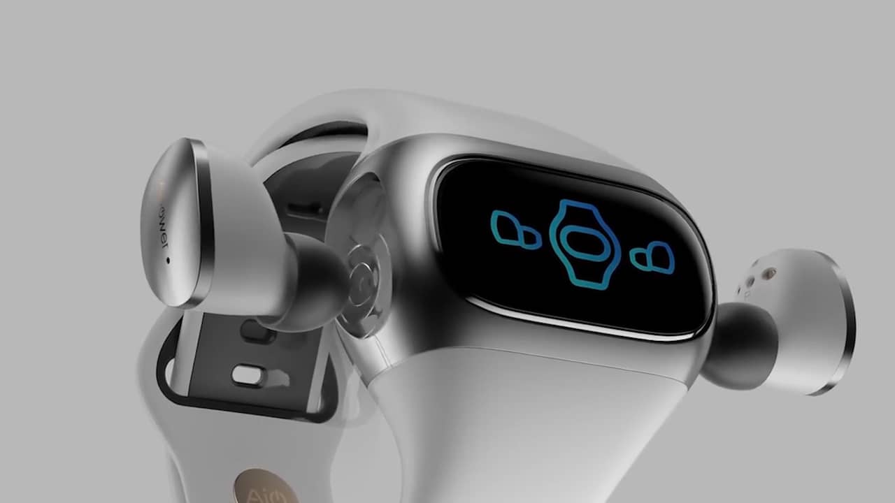 Beeld uit video: Deze draadloze oordopjes zijn op te laden via een smartwatch