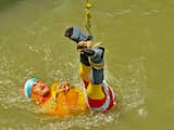 Indiase boeienkoning vermoedelijk verdronken tijdens Houdini-act in rivier