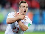 Zwitser Shaqiri doet 'Albanees' gebaar na goal tegen Servië af als emotie