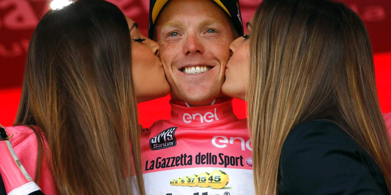 Kruijswijk steviger in roze trui na tweede plek in zestiende Giro-etappe