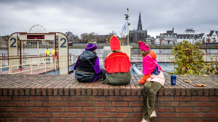 Wachten op de Sint in Maastricht