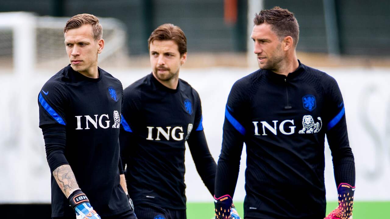 Marco Bizot vormde met Tim Krul en Maarten Stekelenburg het keeperstrio van Oranje tijdens het EK.