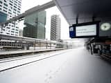 Meeste sneeuw tot nu toe in het oosten, treinverkeer vrijwel volledig plat