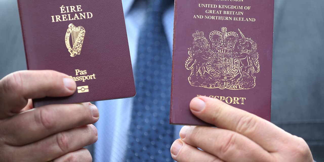 Aanvraag Ierse paspoorten in VK sinds aankondiging Brexit bijna verdubbeld