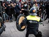 Relschoppers richten ravage aan in Eindhovense binnenstad na demonstratie