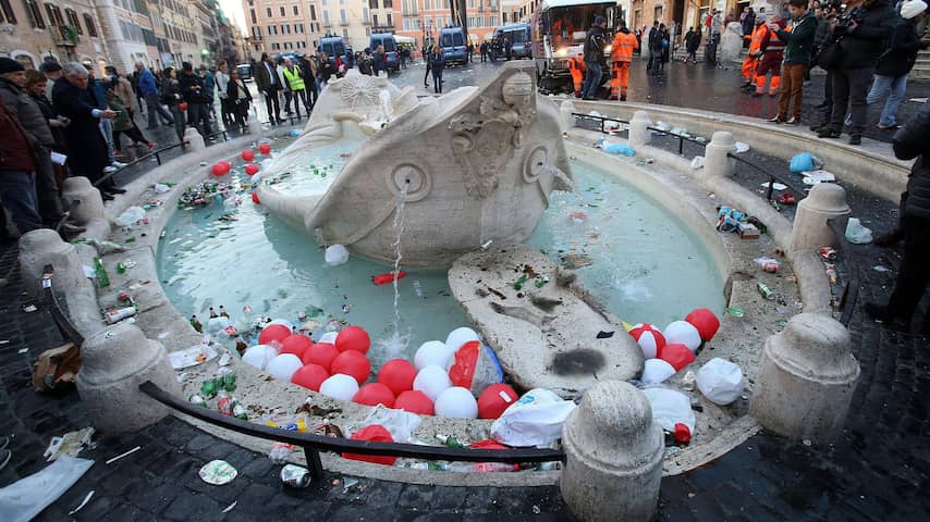 Barcaccia-fontein in Rome