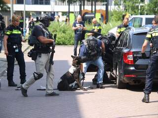 Neergeschoten man die met hakbijl zwaaide in Schiedam overleden