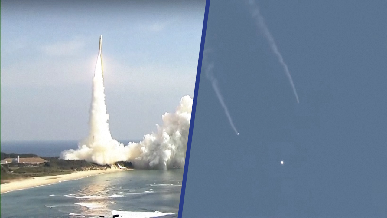 Beeld uit video: Japanse raket vernietigt zichzelf na mislukte lancering