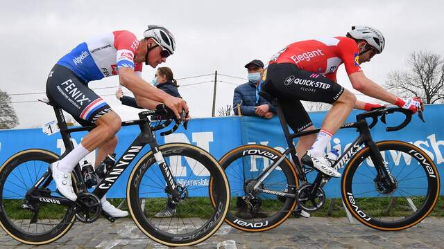 Mathieu van der Poel en Kasper Asgreen kleurden de finale.