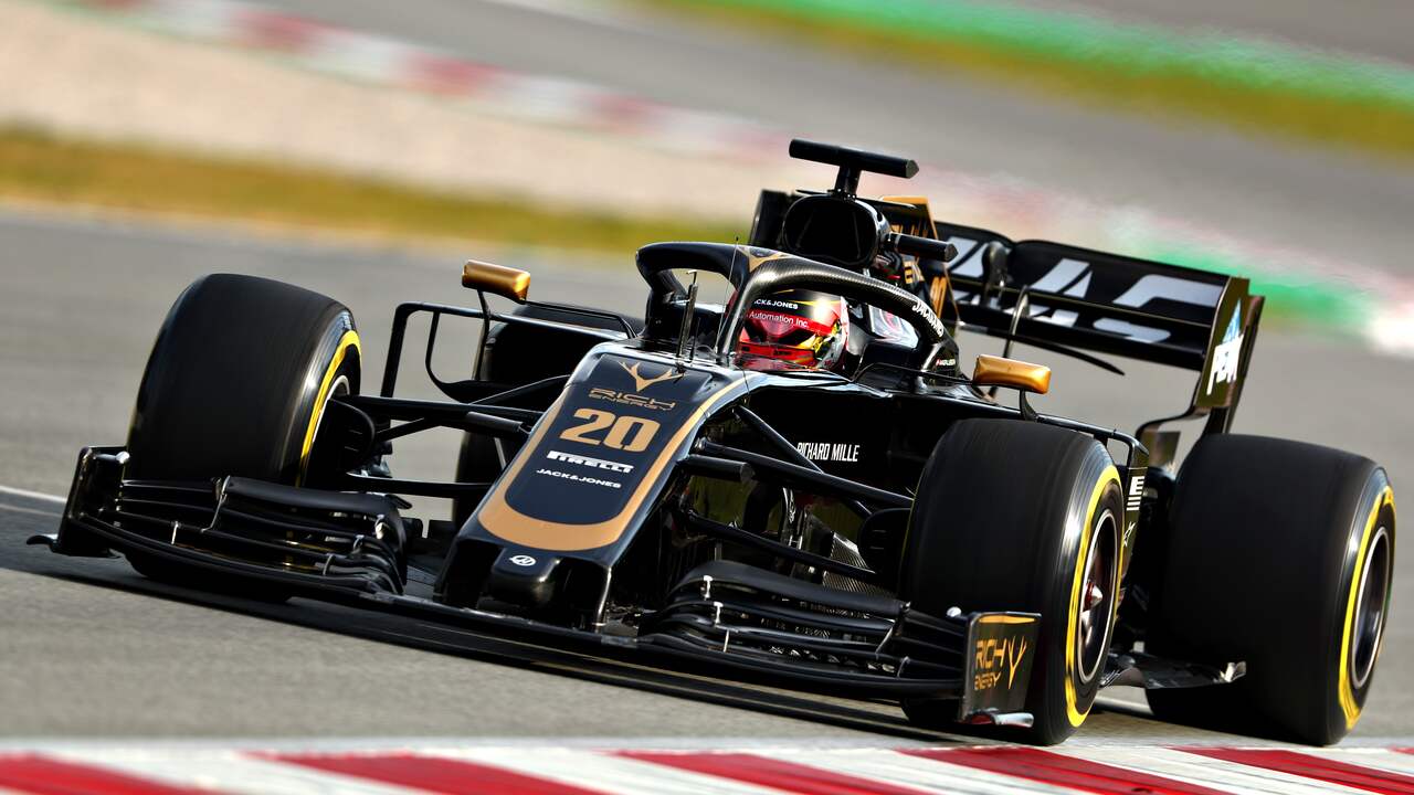 2019: De Haas was niet snel, maar de goud-zwarte kleuren stonden de auto goed.