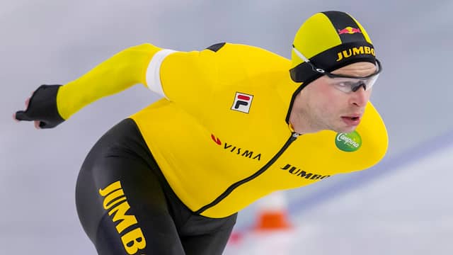 Sven Kramer zette de tweede tijd neer.