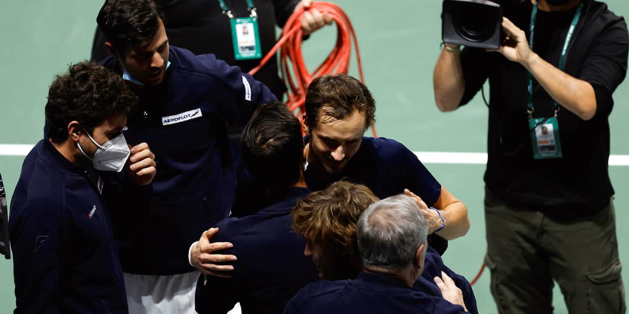 Medvedev en Rublev bezorgen Rusland eerste Davis Cup in vijftien jaar