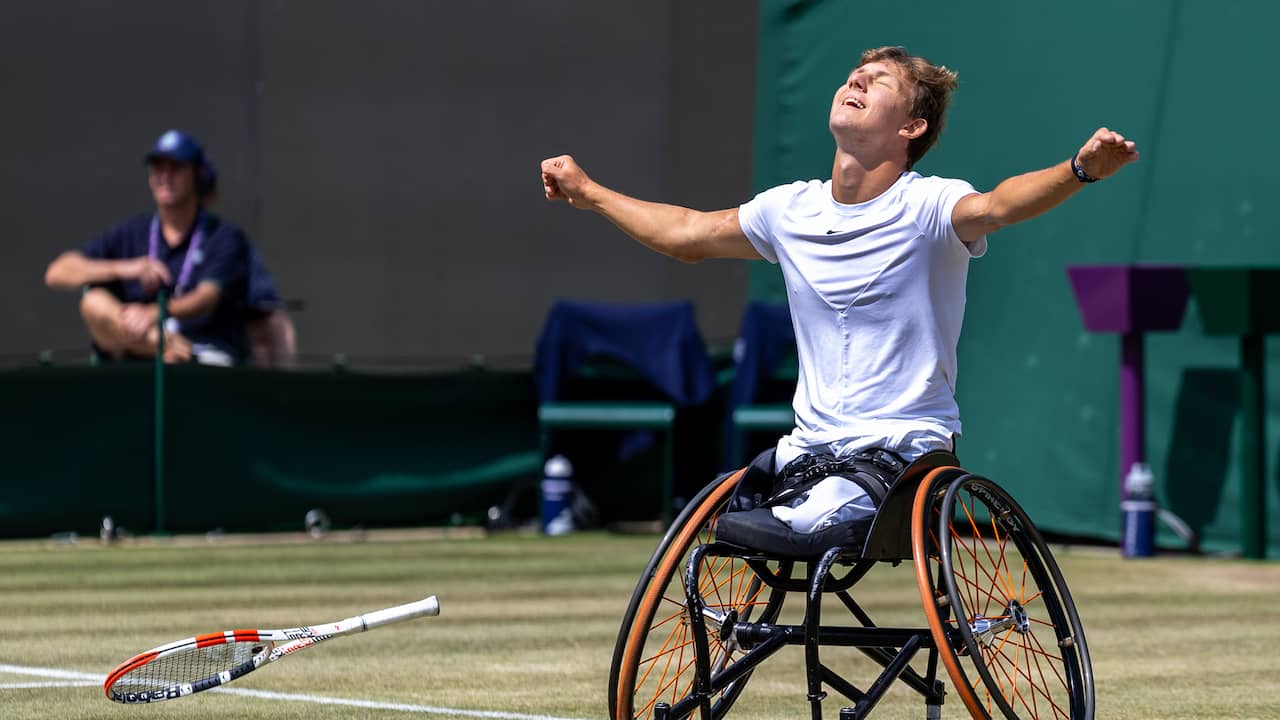 Wheelchair tennis player Niels Vink wins the Wimbledon title for the second day in a row |  Other Sports