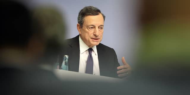 De Italiaanse premier Mario Draghi.