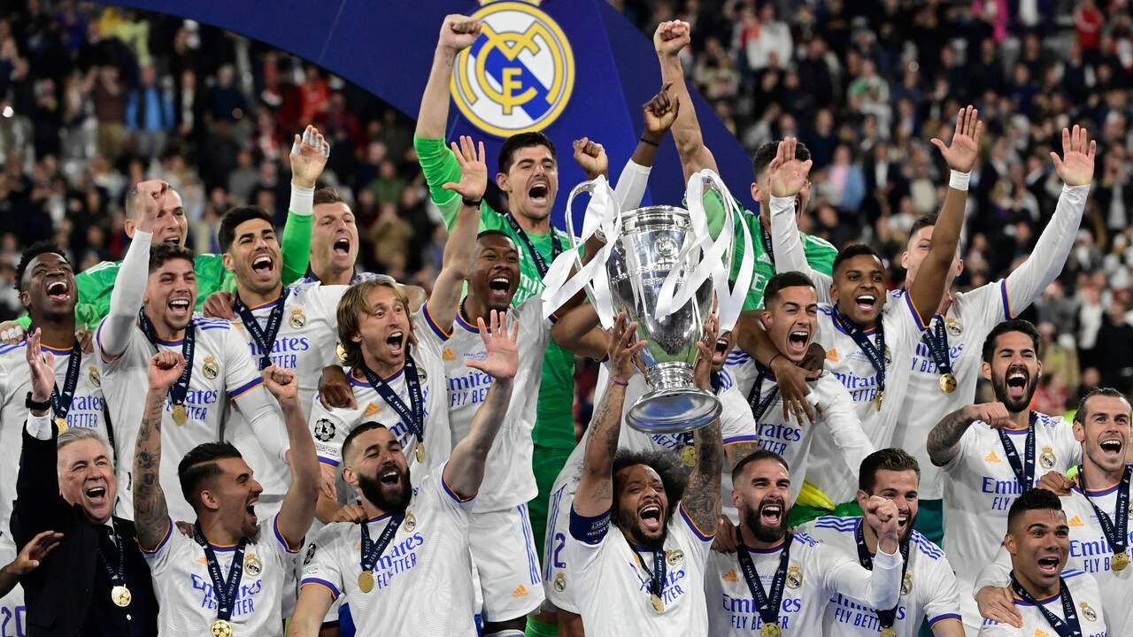 Beeld uit video: Real Madrid verslaat Liverpool en pakt veertiende Champions League titel