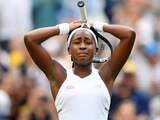 Gauff (15) stunt tegen idool Venus Williams op Wimbledon, Osaka strandt