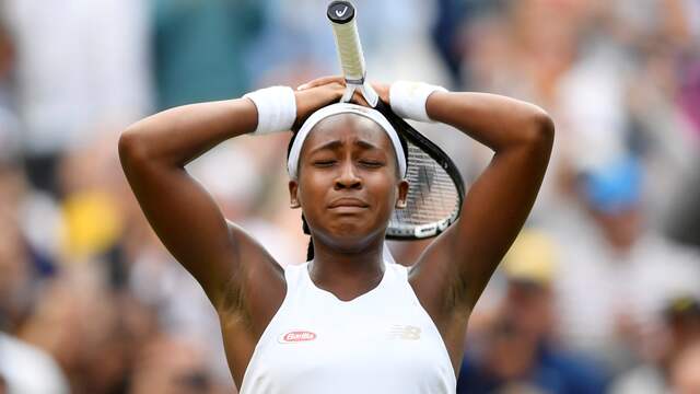 Gauff (15) stunt tegen idool Venus Williams op Wimbledon, Osaka strandt