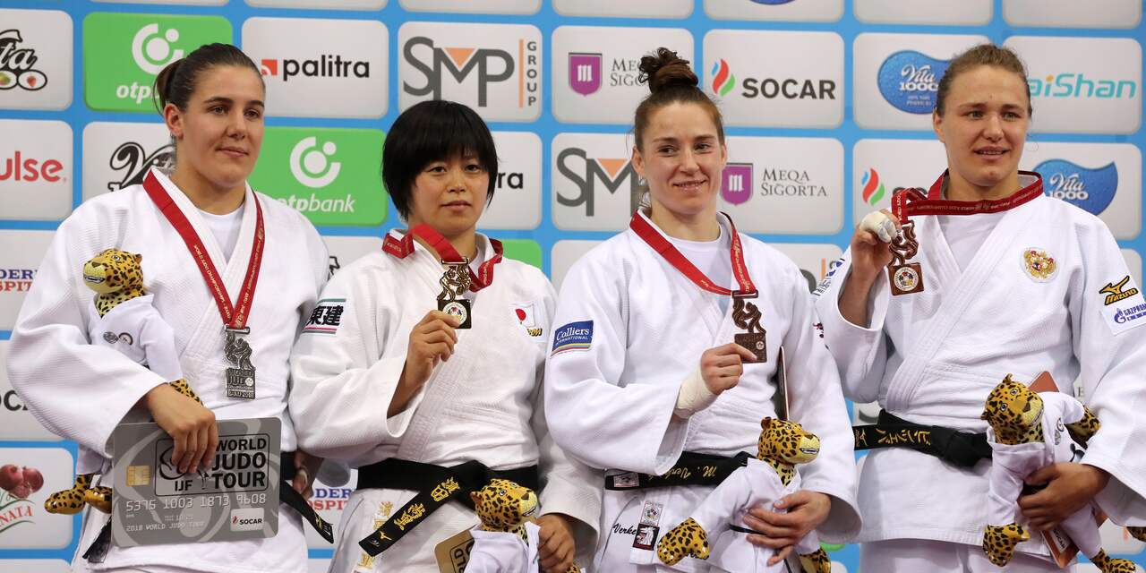 Steenhuis verovert zilver op WK judo, Verkerk pakt brons in Baku
